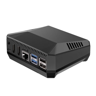 亚博智能 树莓派5铝合金外壳ARGON ONE V3机箱M.2固态PWM风扇PCIE