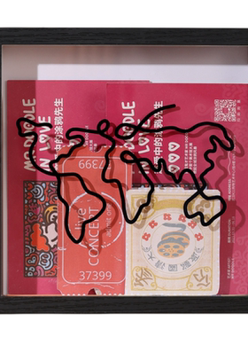 票根收纳相框门票机票车票收藏
