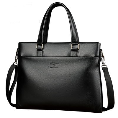 真皮男包手提包公文包单肩斜挎包