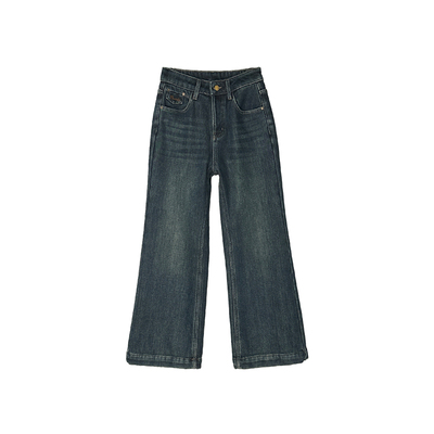 小个子救星！~密密绒喇叭牛仔裤