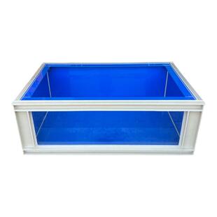 大型锦鲤鱼池超白玻璃观赏鱼缸室内室外客厅兰寿海鲜鱼箱支持定制