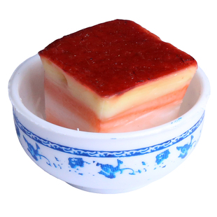 仿真食物模型白菜豆腐鱼红烧肉鸭子假碗微缩儿童玩具食品道具祭品
