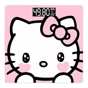 体重秤家用的电子称卡通精准人体秤减肥体脂秤成人称体重计女宿舍