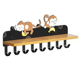 创意挂钩免打孔置物架挂衣架装饰玄关门后墙上承重衣帽钩强力粘钩