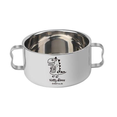 316不锈钢儿童带手柄汤碗小学生