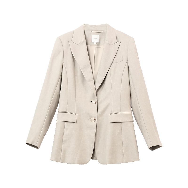 HONRN/红人休闲时尚修身显瘦西服西装外套上衣女款春秋HH11OS614