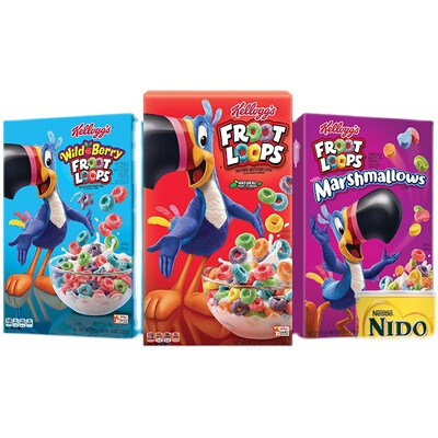 美国进口冲饮低脂混合装谷物麦片