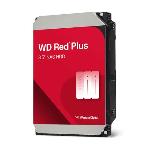 WD西部数据机械硬盘4T红盘Plus NAS硬盘RAID服务器 6T 8T 10T 12T