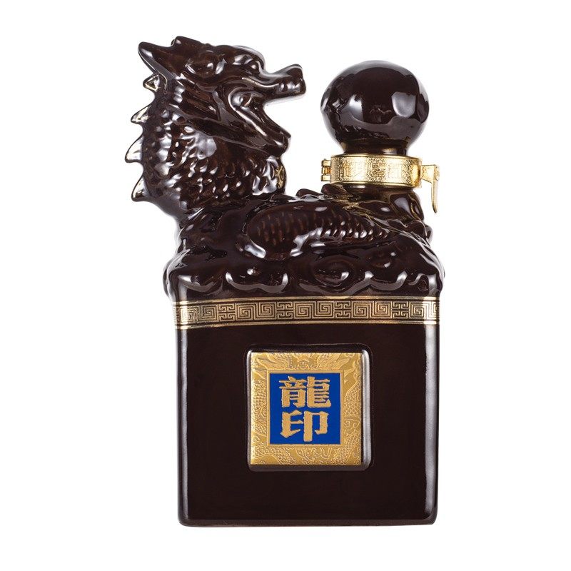 板城烧锅酒39度金奖龙印一瓶装