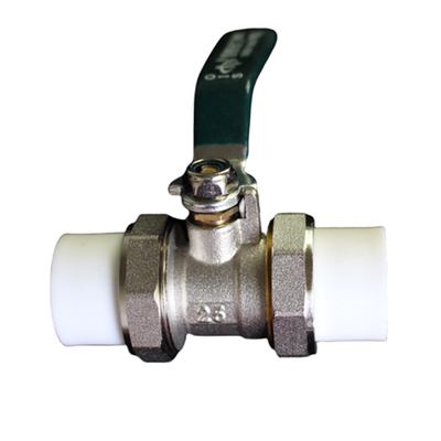 凯泰PPR双活接黄铜开关球阀