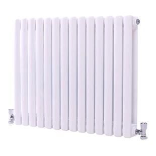 加厚家用暖气片大水道钢制二柱暖气片壁挂式钢制暖气片散热器包邮