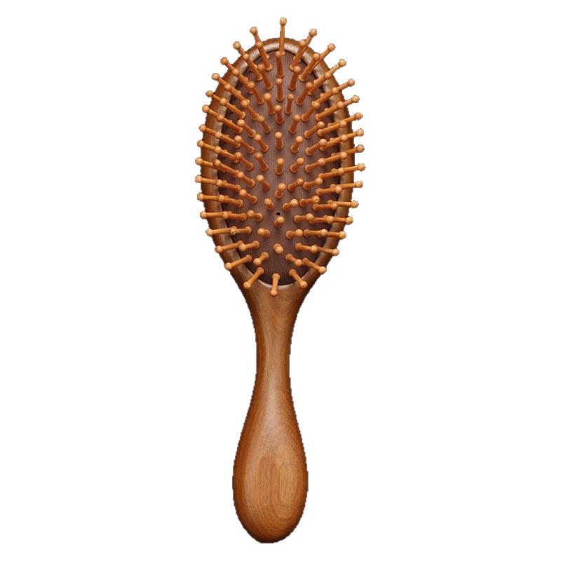 家用檀木气囊按摩梳子蓬松加厚气垫梳静电脱发卷发长发不打结女防