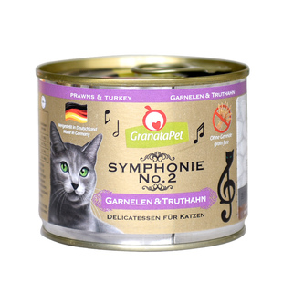 德国GranataPet金罐交响乐猫罐头成幼猫主食营养餐盒湿粮200g*6罐