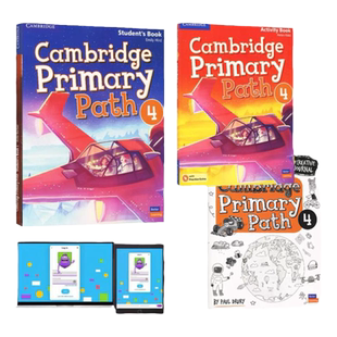 现货进口原版 剑桥小学国际教材 Cambridge Primary Path  4 Student's Book+My Creaive Journal Activity Book 带官网在线练习