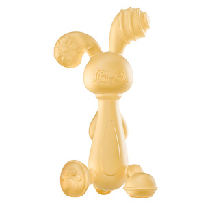 萌腻兔子牙胶可水煮多月龄适用宝宝磨牙防吃手必备食品级液态硅胶