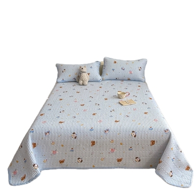 【A类母婴级】双层纱牛奶绒床盖