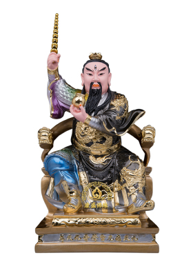 树脂九天应元雷声普化天尊神像