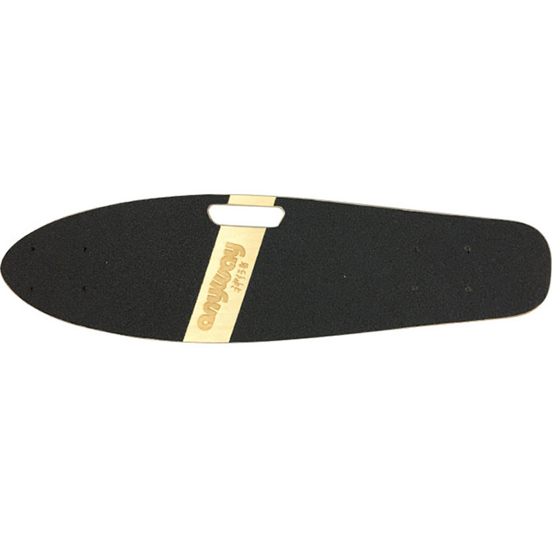 anyway神行者22英寸全黑枫木小鱼板板面陆冲板复古刷街板迷你mini