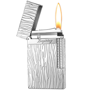 高档男士充气打火机2026新款高端黄铜侧滑轮朗声耐用送男生奢侈品