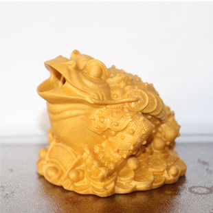 鱼缸假山塑料喷水吐水金蟾摆件茶桌循环流水茶宠客厅办公盆景装饰