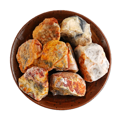 天然疯狂玛瑙原石摆件