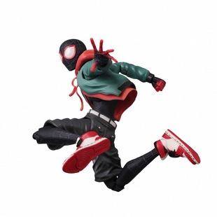 漫威shf迈尔斯蜘蛛侠手办平行纵横宇宙2千值练彼得帕克超可动摆件