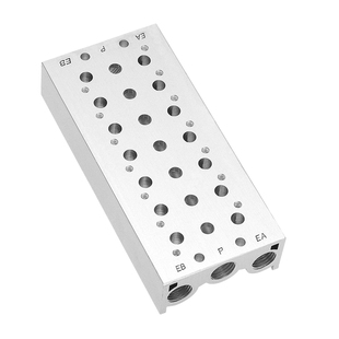 SMC型SY5120电磁阀汇流板底座SS5Y5/SS5Y3/SS5Y7-20-02/03/04阀板