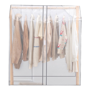 衣服防尘罩卧室晾衣架防尘盖布落地衣架防尘大衣西服套盖挂衣