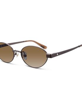 木九十椭圆小框太阳眼镜老钱风