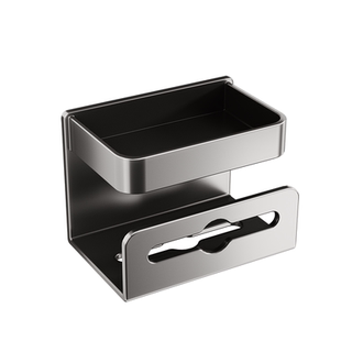 四季沐歌吸盘卫生间纸巾盒免打孔浴室洗手间厕所卷纸抽纸收纳盒