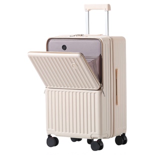 前置开口行李箱大容量女20寸密码旅行拉杆登机箱24寸26寸旅游箱男