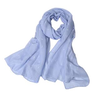 春秋薄款棉麻纱巾丝巾女款夏季防晒韩版百搭长款纯色围巾洋气时尚