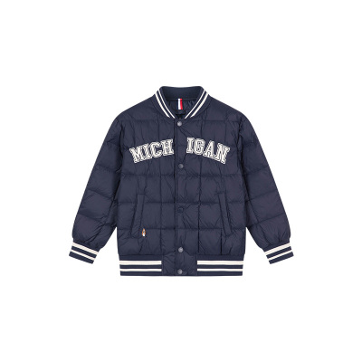 暇步士男女童轻薄羽休闲棒球服