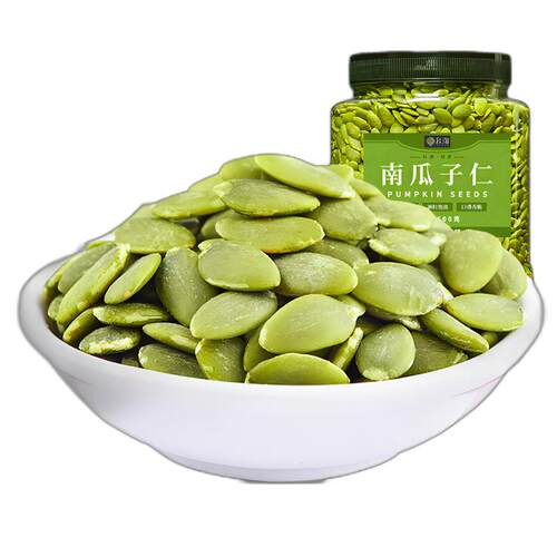秋淘熟南瓜子仁原味500g罐装大颗粒烘焙饱满生南瓜籽仁酥去壳新货