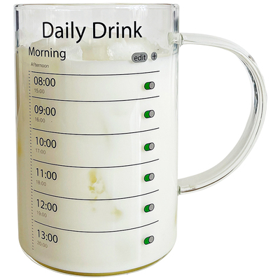 一天8杯水大容量玻璃杯1000ml
