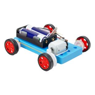 四驱车模型儿童自制diy手工制作齿轮传动小发明科学实验材料套装