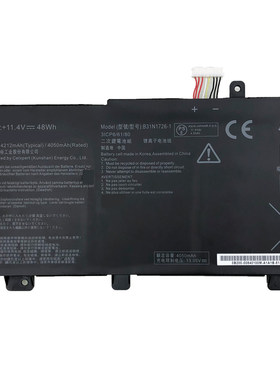 适用ASUS华硕FX86F FX80G FX86FE/FM/FD飞行堡垒六代B31N1726电池