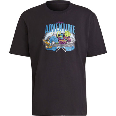 Adidas/阿迪达斯正品三叶草当季新款男子圆领休闲短袖H09079