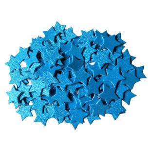 3厘米金粉五角星贴纸彩色闪光星星EVA泡沫小贴片 DIY材料环境布置