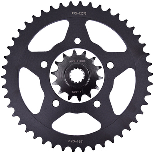 适配铃木DL GW250 GSX250R摩托车大飞轮齿小链轮牙盘油封链条套链