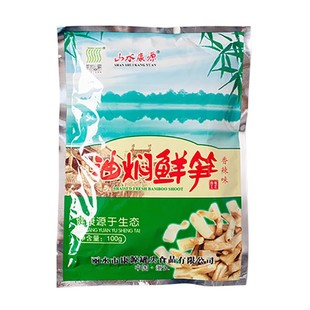 丽水特产油焖笋山水康源油焖鲜笋100g油焖春笋毛笋大笋即食下饭菜