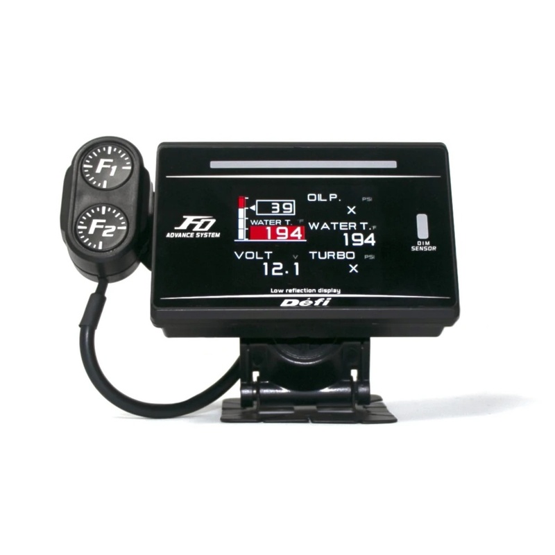 新品DEFIFD多功能OBD仪表水温真空十表涡轮转速合一油压油温ZD