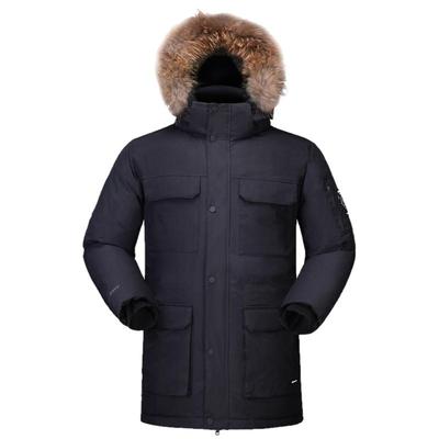 君羽800蓬羽绒服男工装派克服