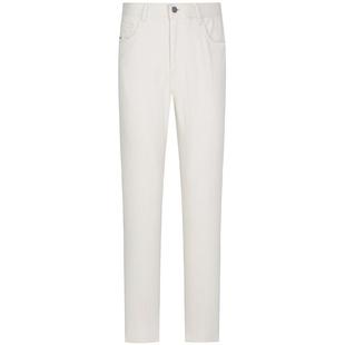 TOMBOLINI东博利尼男士秋季新款白色休闲牛仔裤微弹舒适直筒长裤