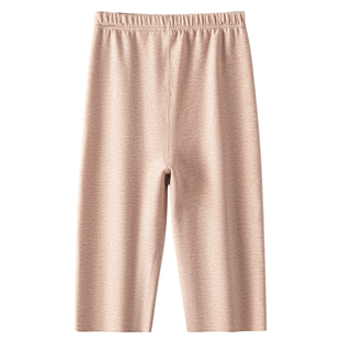 加绒打底裤女配裙子冬安全短裤加厚隐形内穿德绒无痕七分保暖秋裤