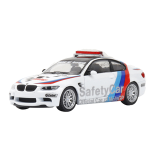 宝马M3 E92 警车安全车 HEC展会FM 1:64 Police 仿真合金汽车模型