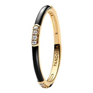 [情人节礼物]Pandora潘多拉ME系列率性荣耀戒指珐琅工艺小众设计