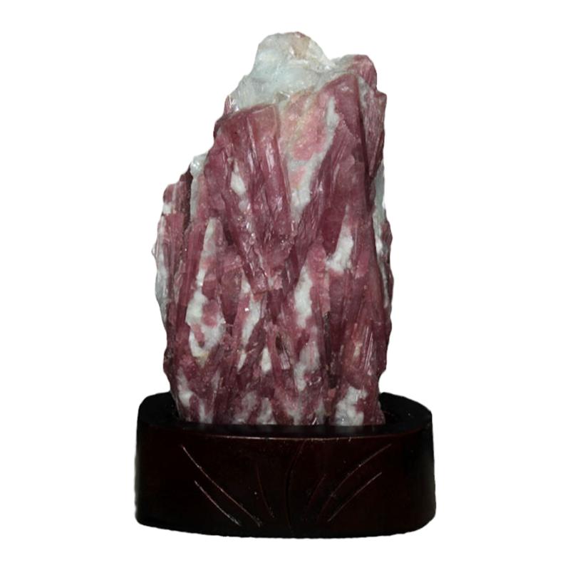 天然摆件红碧玺毛料原矿把玩