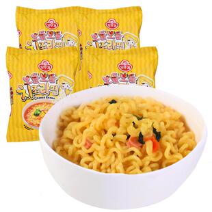 韩国进口不倒翁特浓芝士金拉面原味辣味方便面真海鲜泡菜速食泡面