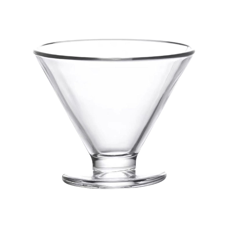 家用玻璃高脚冰淇淋碗布丁雪糕杯